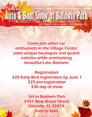 Fall Auto & Boat Car Show