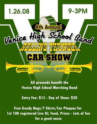 Venice High School Car Show